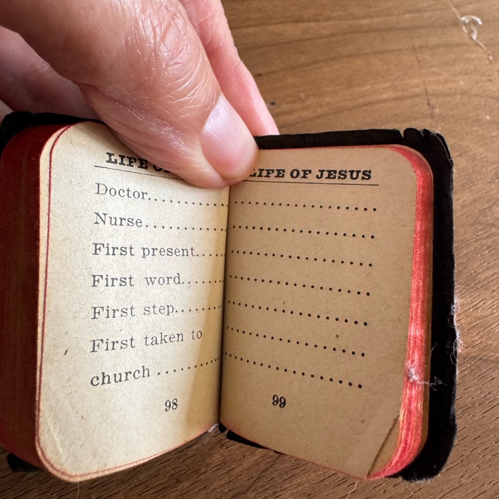 Vtg Miniature Childs Bible and Prayer Book -The Life of Jesus
1932 MINT - Picture 6 of 11